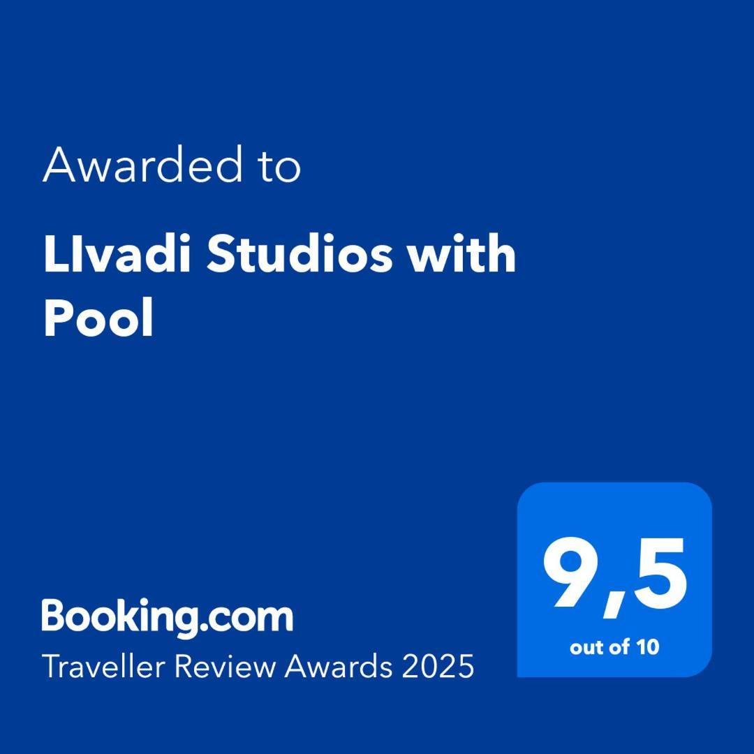 Livadi Studios With Pool ลักกา ภายนอก รูปภาพ